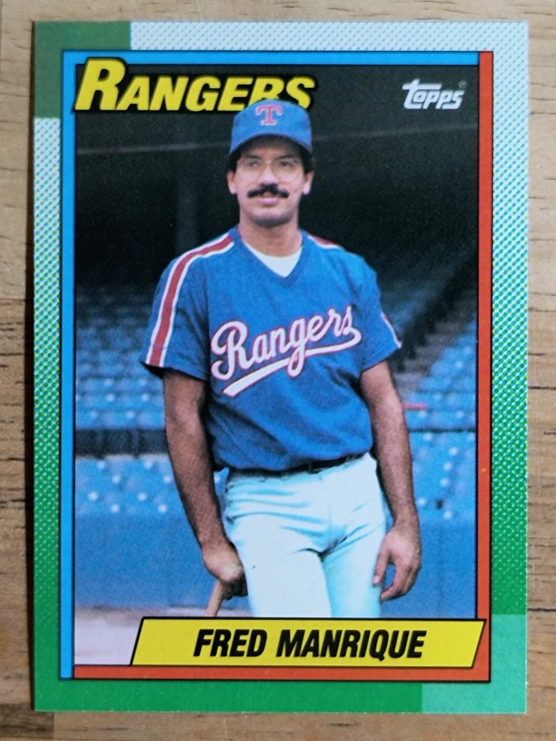 1990 Topps #242 Fred Manrique