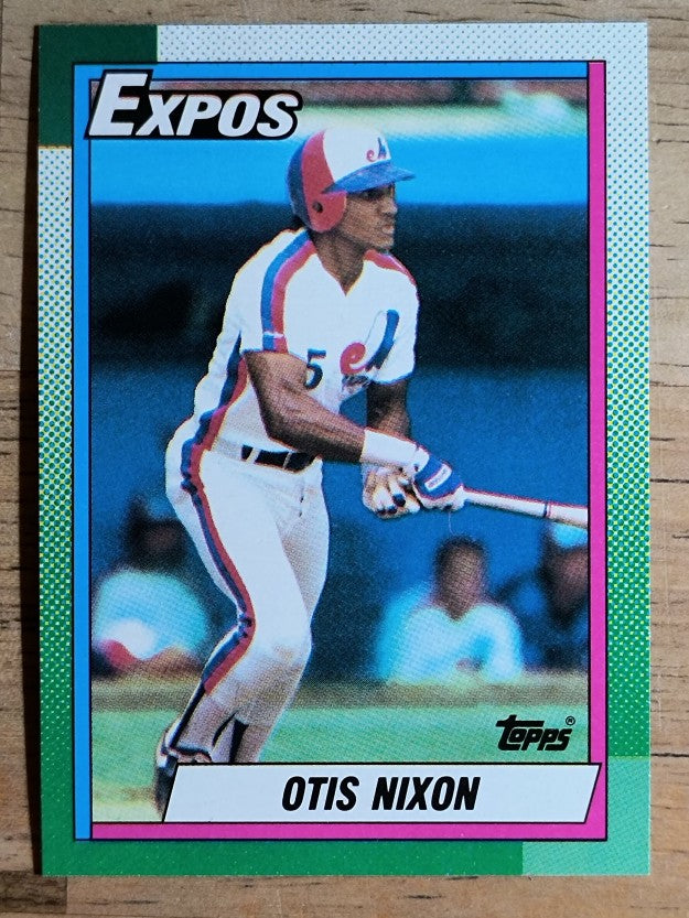 1990 Topps #252 Otis Nixon