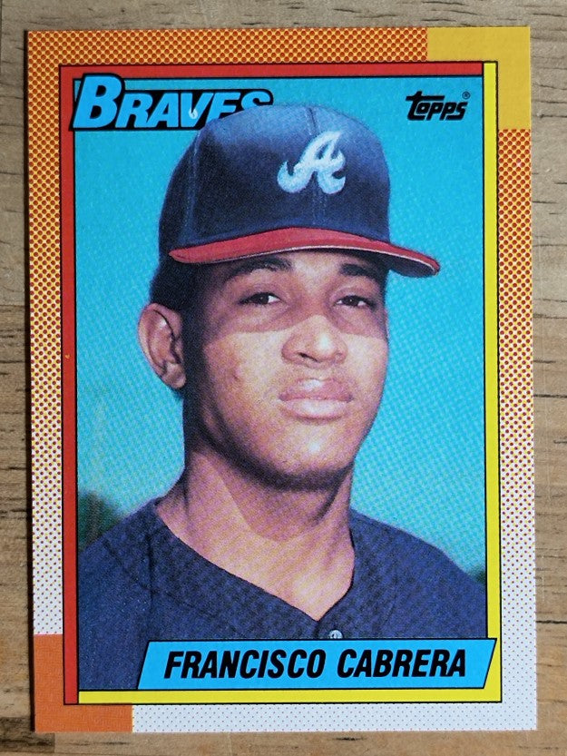 1990 Topps #254 Francisco Cabrera
