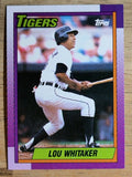 1990 Topps #280 Lou Whitaker