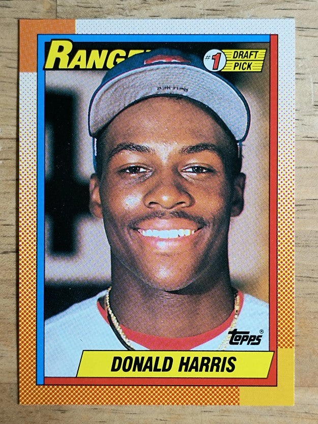 1990 Topps #314 Donald Harris FDP RC