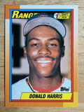 1990 Topps #314 Donald Harris FDP RC