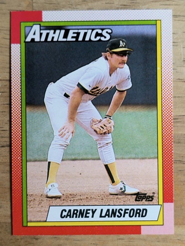 1990 Topps #316 Carney Lansford