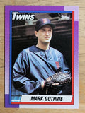1990 Topps #317 Mark Guthrie RC