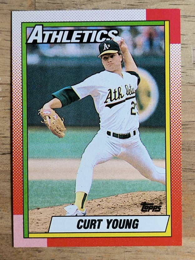 1990 Topps #328 Curt Young