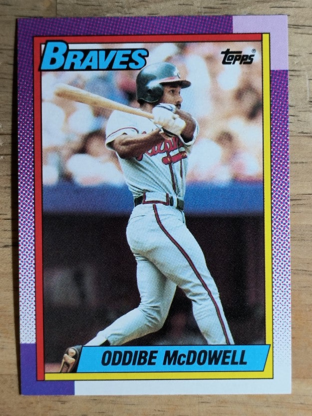 1990 Topps #329 Oddibe McDowell