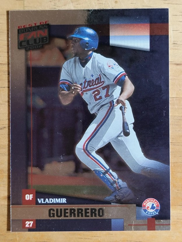 2002 Donruss Best of Fan Club #3 Vladimir Guerrero