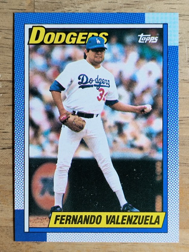 1990 Topps #340 Fernando Valenzuela