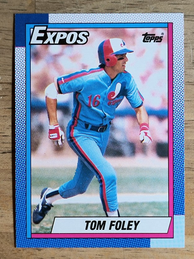 1990 Topps #341 Tom Foley