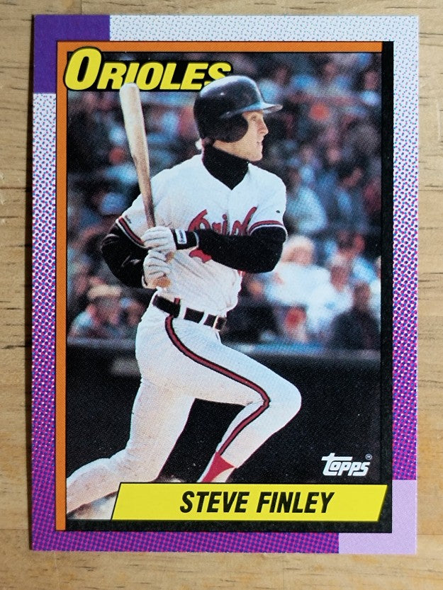 1990 Topps #349 Steve Finley