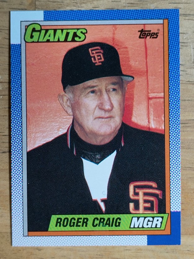 1990 Topps #351 Roger Craig MG