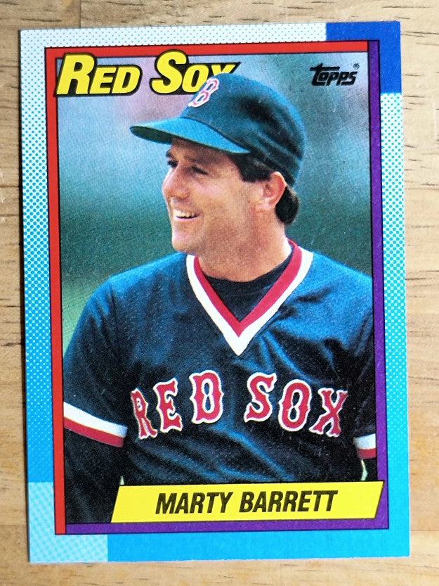 1990 Topps #355 Marty Barrett