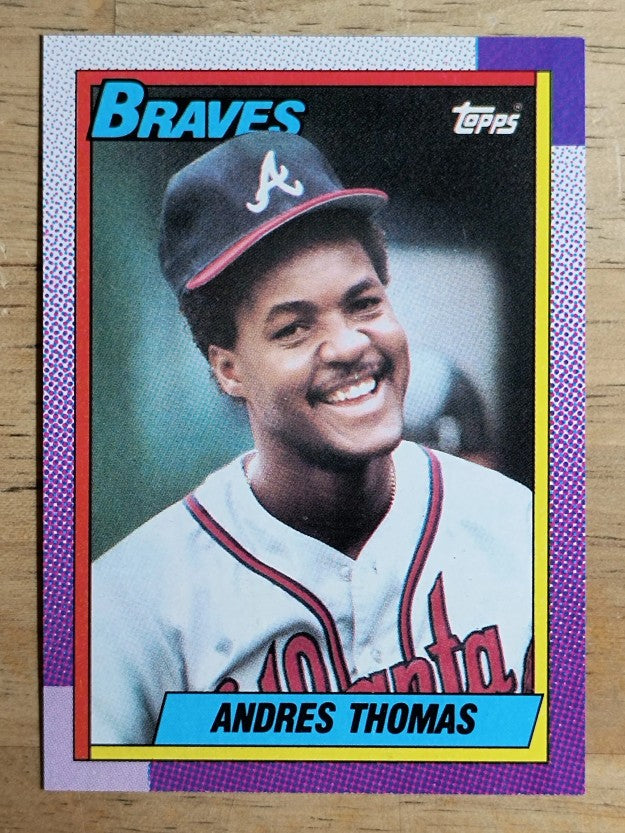 1990 Topps #358 Andres Thomas