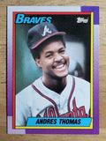 1990 Topps #358 Andres Thomas