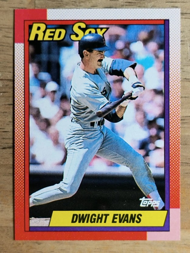 1990 Topps #375 Dwight Evans