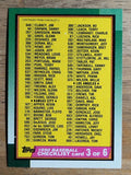 1990 Topps #376 Checklist 3