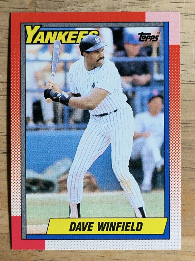 1990 Topps #380 Dave Winfield