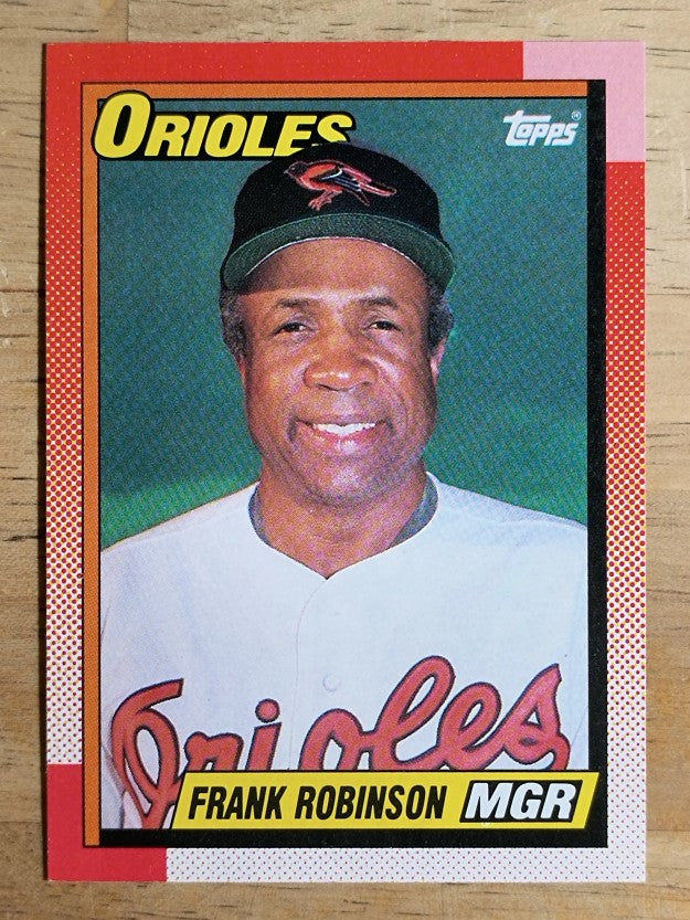 1990 Topps #381 Frank Robinson MG