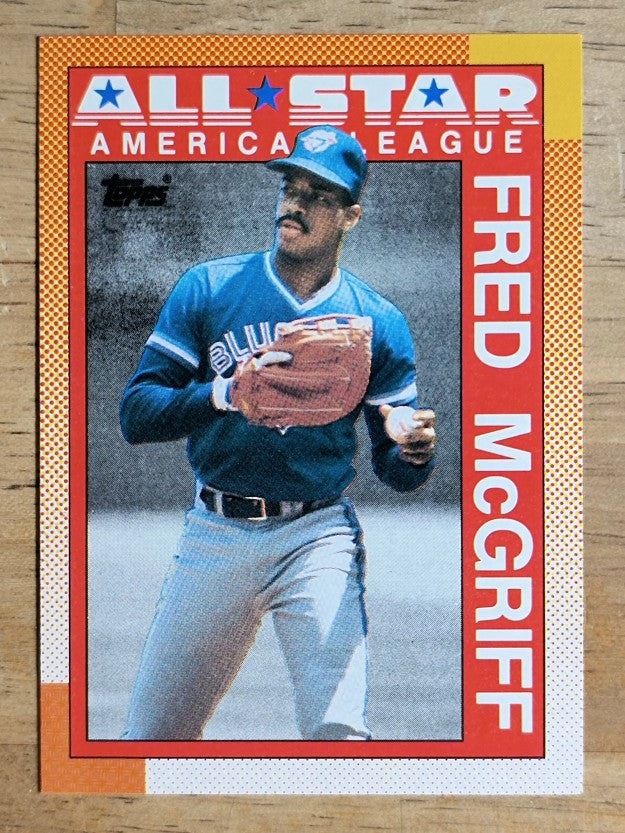 1990 Topps #385 Fred McGriff AS