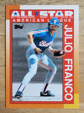 1990 Topps #386 Julio Franco AS