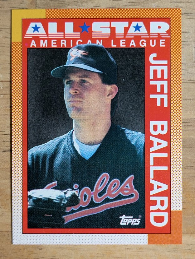 1990 Topps #394 Jeff Ballard AS