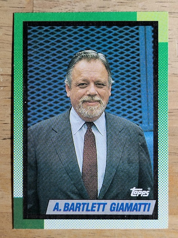1990 Topps #396 Bart Giamatti MEM