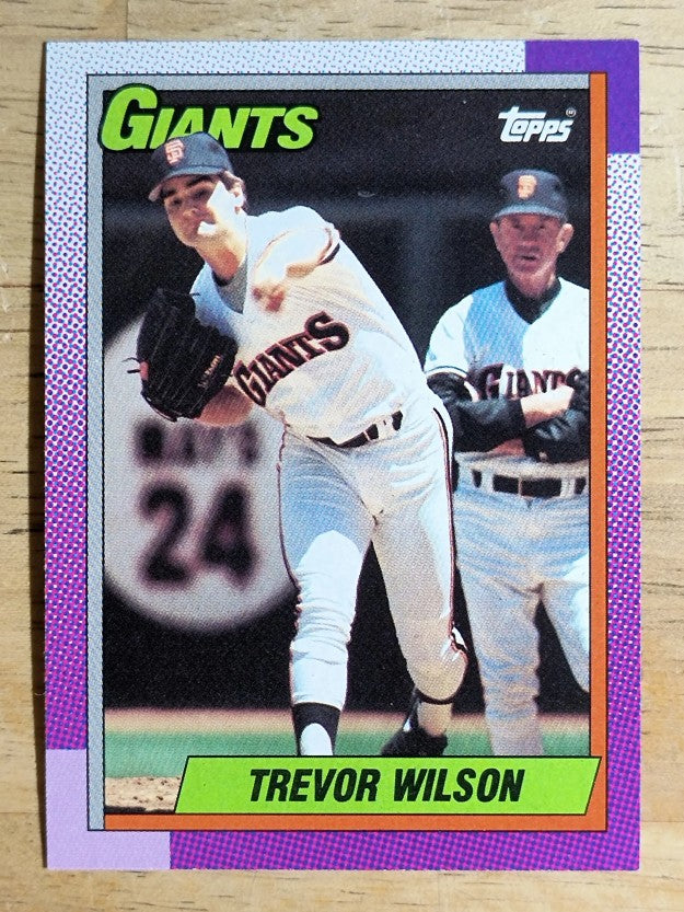 1990 Topps #408 Trevor Wilson