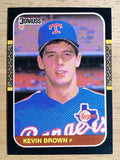 1987 Donruss #627 Kevin Brown RC
