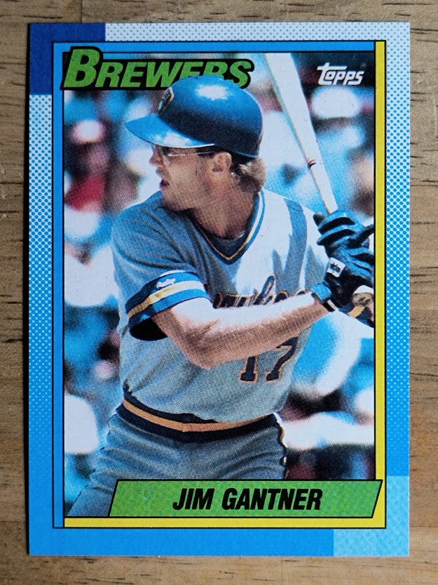 1990 Topps #417 Jim Gantner