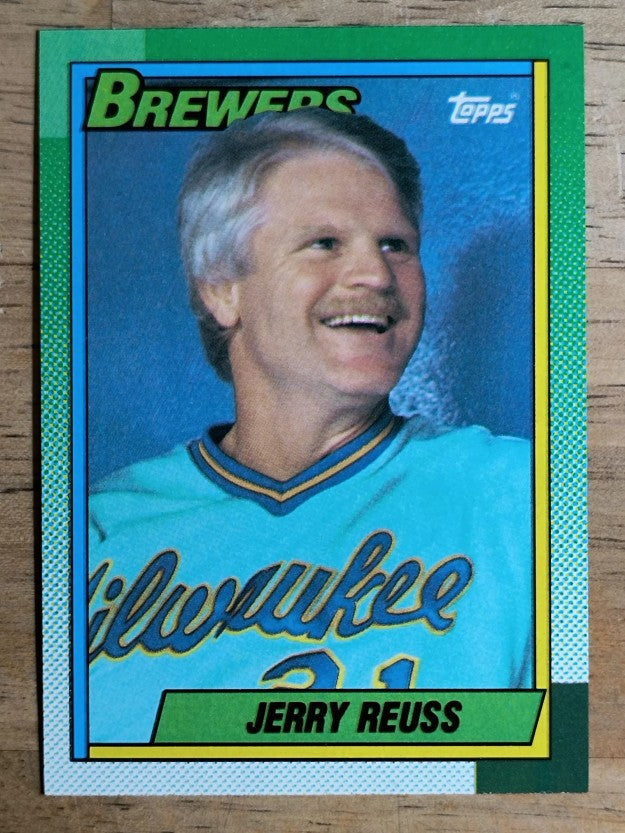 1990 Topps #424 Jerry Reuss