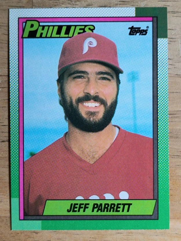 1990 Topps #439 Jeff Parrett