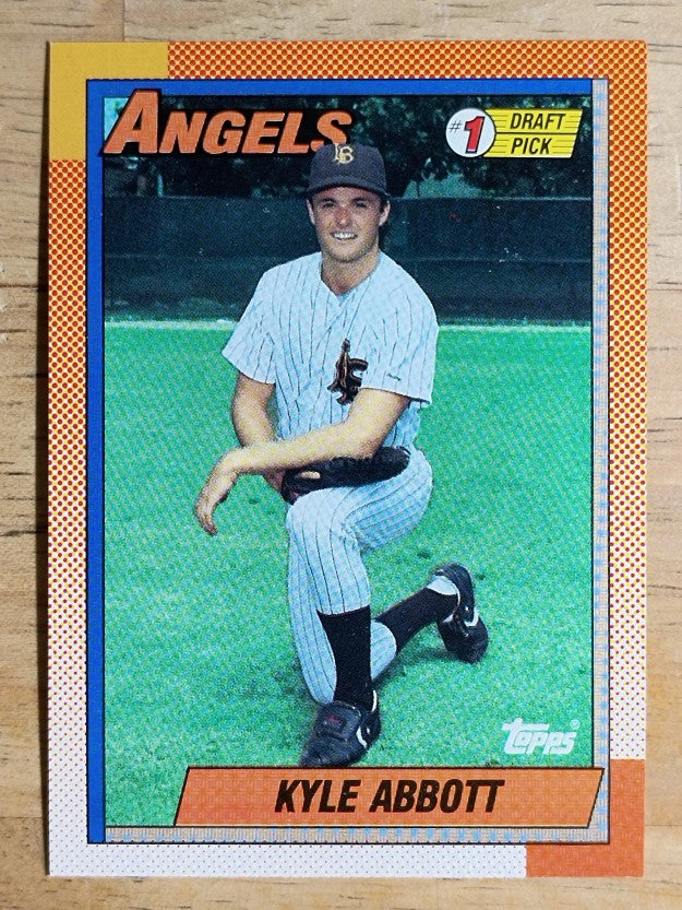 1990 Topps #444 Kyle Abbott FDP RC