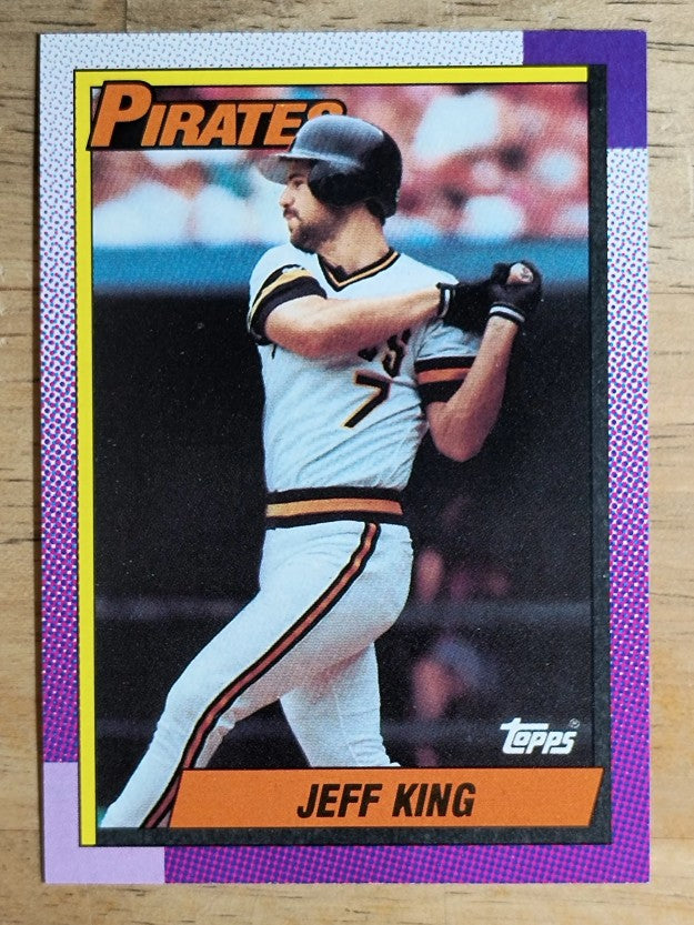 1990 Topps #454 Jeff King