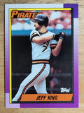 1990 Topps #454 Jeff King