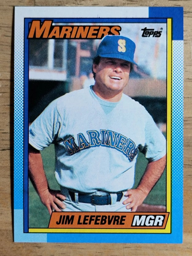 1990 Topps #459 Jim Lefebvre MG