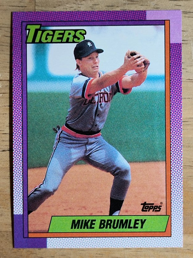 1990 Topps #471 Mike Brumley