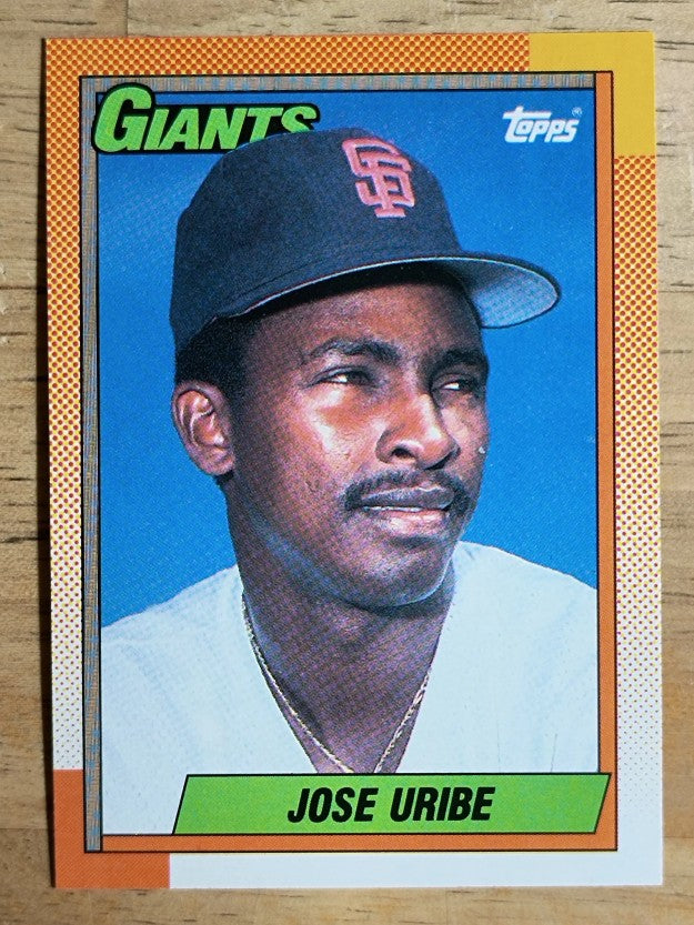 1990 Topps #472 Jose Uribe