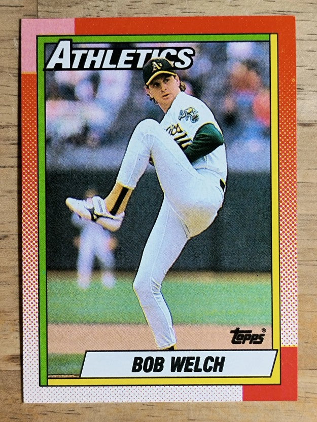 1990 Topps #475 Bob Welch