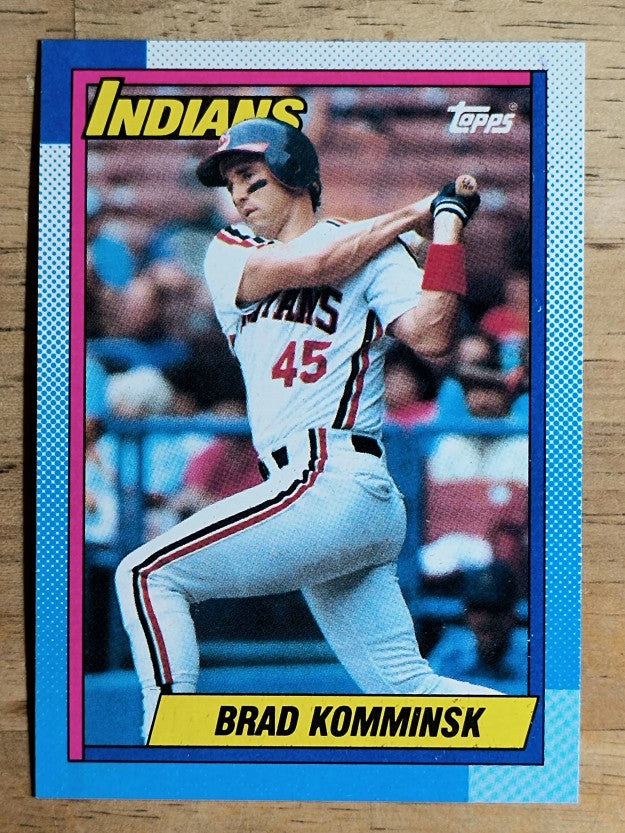 1990 Topps #476 Brad Komminsk