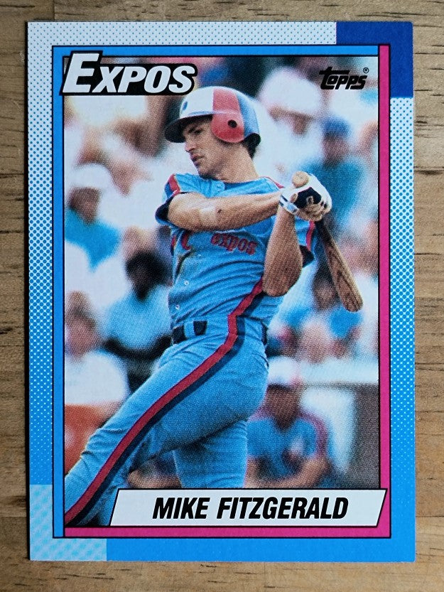 1990 Topps #484 Mike Fitzgerald