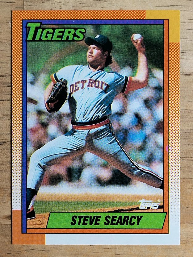 1990 Topps #487 Steve Searcy