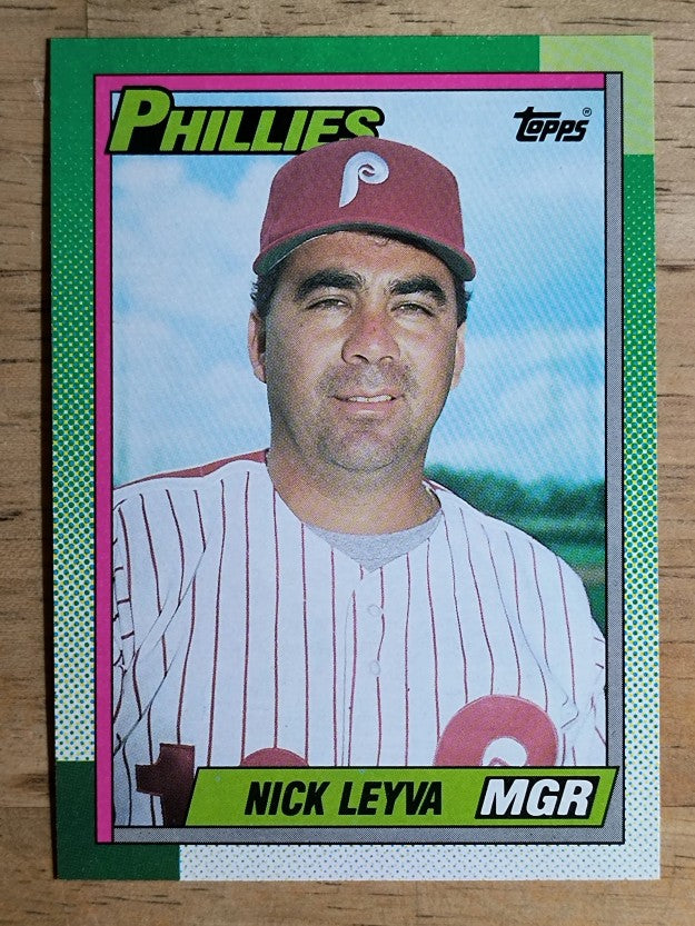 1990 Topps #489 Nick Leyva MG