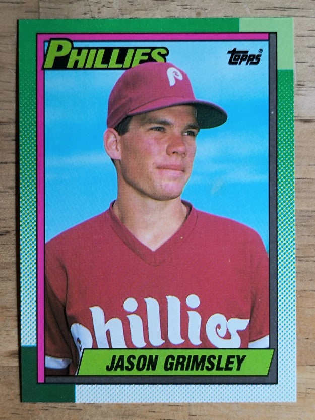 1990 Topps #493 Jason Grimsley RC