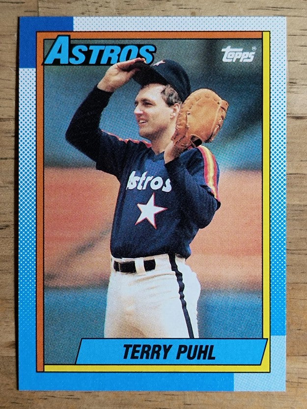 1990 Topps #494 Terry Puhl