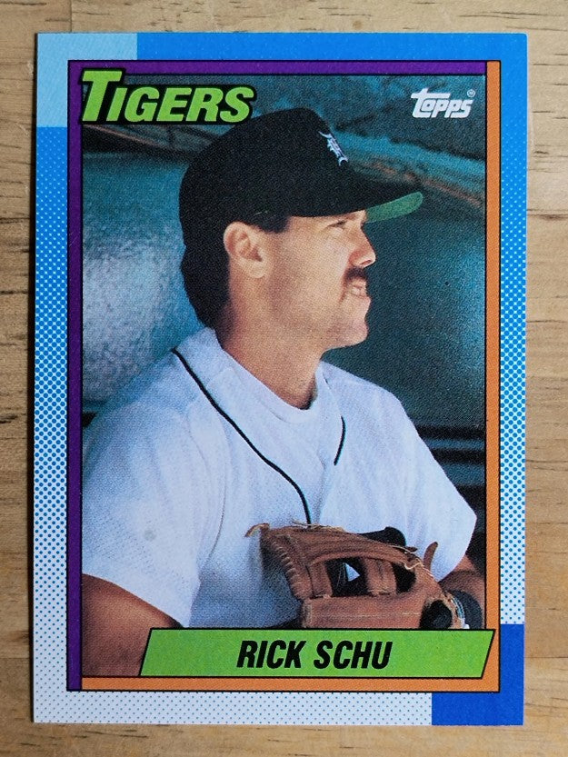 1990 Topps #498 Rick Schu