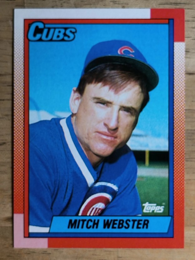 1990 Topps #502 Mitch Webster