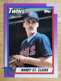 1990 Topps #503 Randy St.Claire
