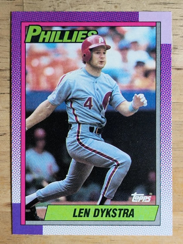 1990 Topps #515 Len Dykstra
