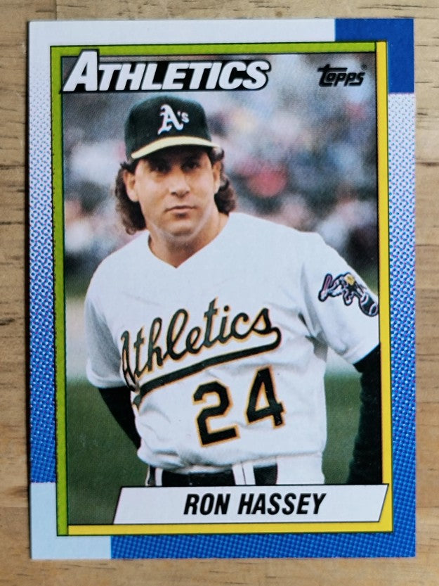 1990 Topps #527 Ron Hassey
