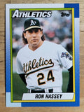 1990 Topps #527 Ron Hassey